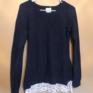 Navy sweater